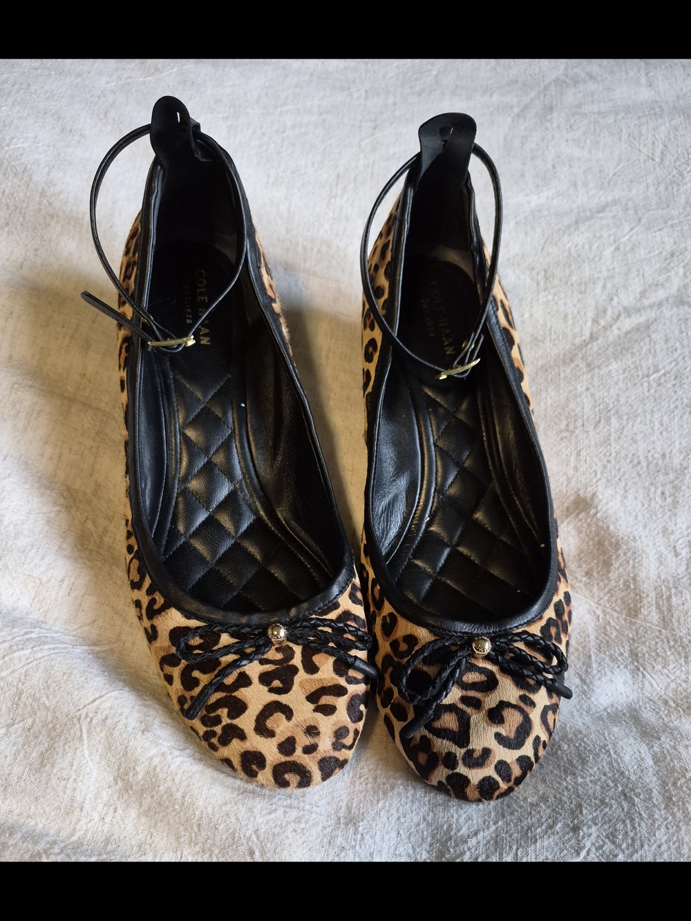 Cole Haan Leopard Wedges